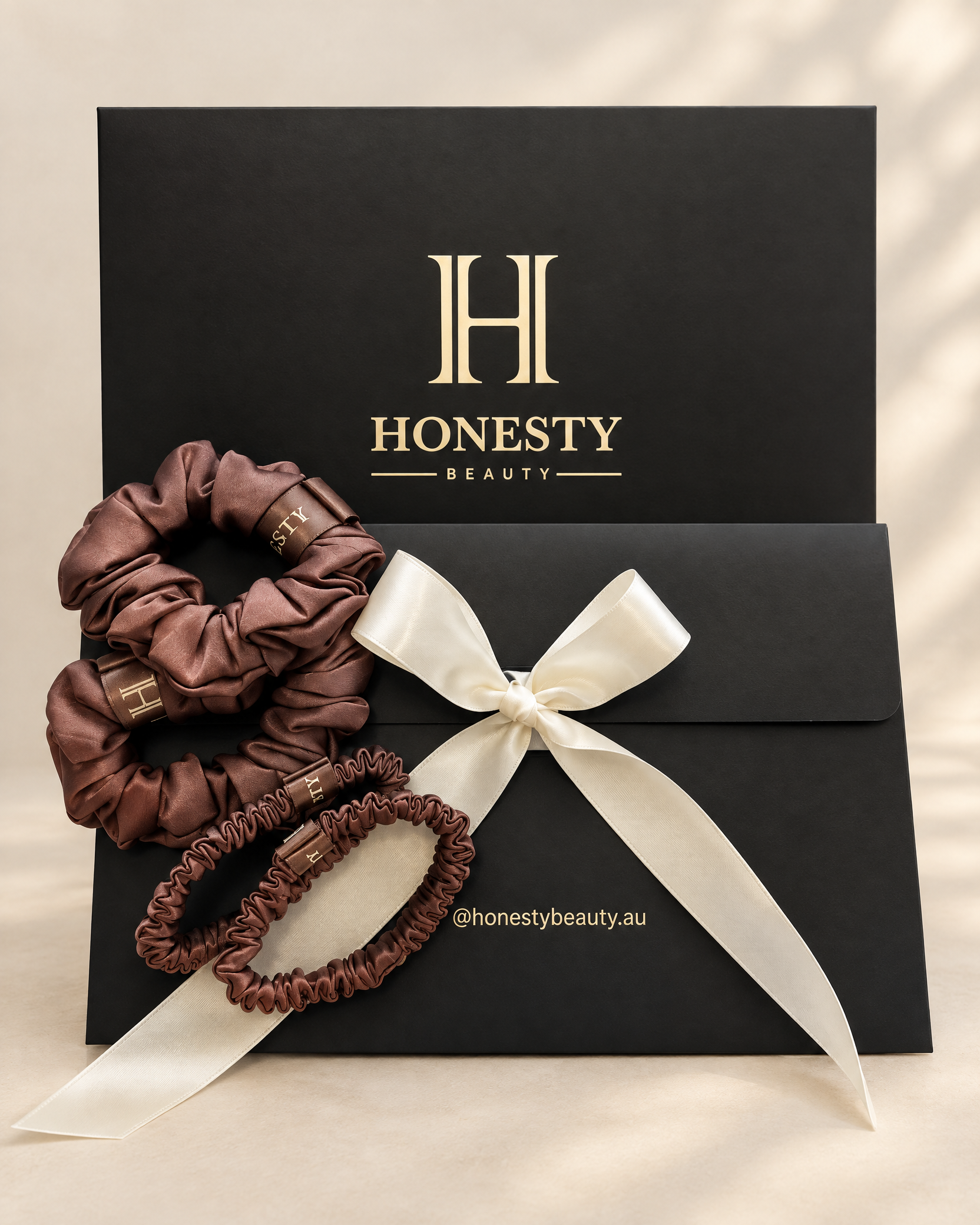 Pure Silk Hair Ties for Fine Hair - Set of 4