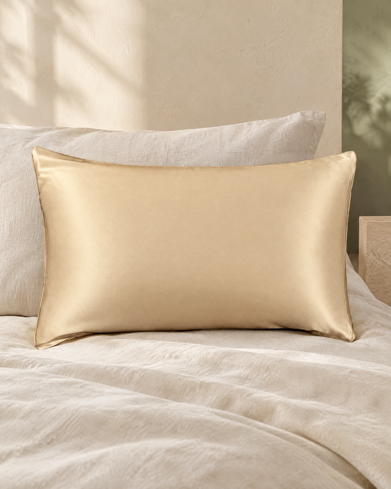 100% Pure Mulberry Silk Pillowcase and Sleeping Scrunchie, 22 Momme